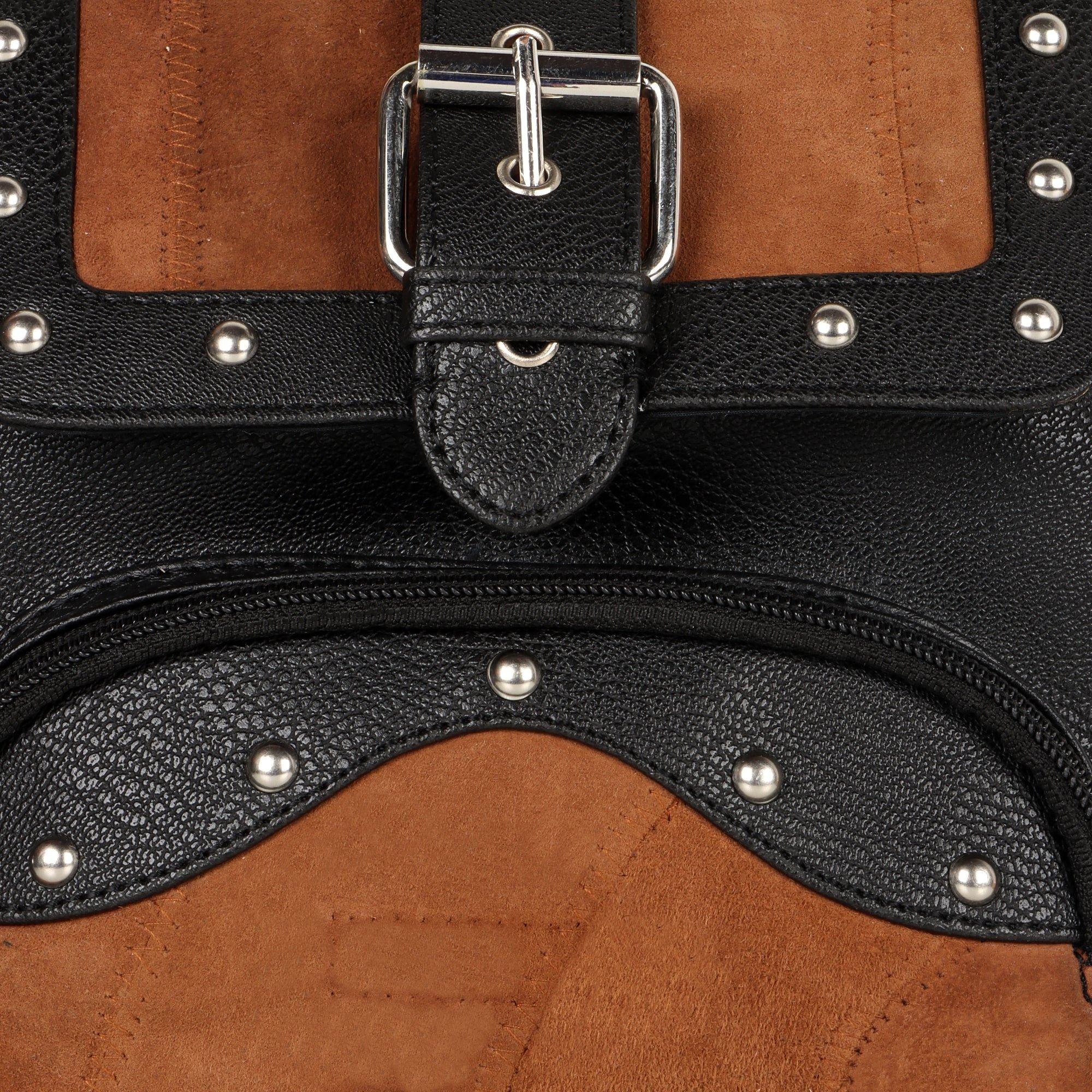 Melanie Brown Leather Mini Backpack - Upcycled Leather - BagNook
