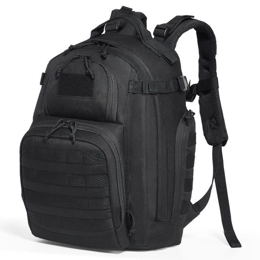 Tactical Backpack 25L Military Backpack with Molle Mode - Blk - BagNook