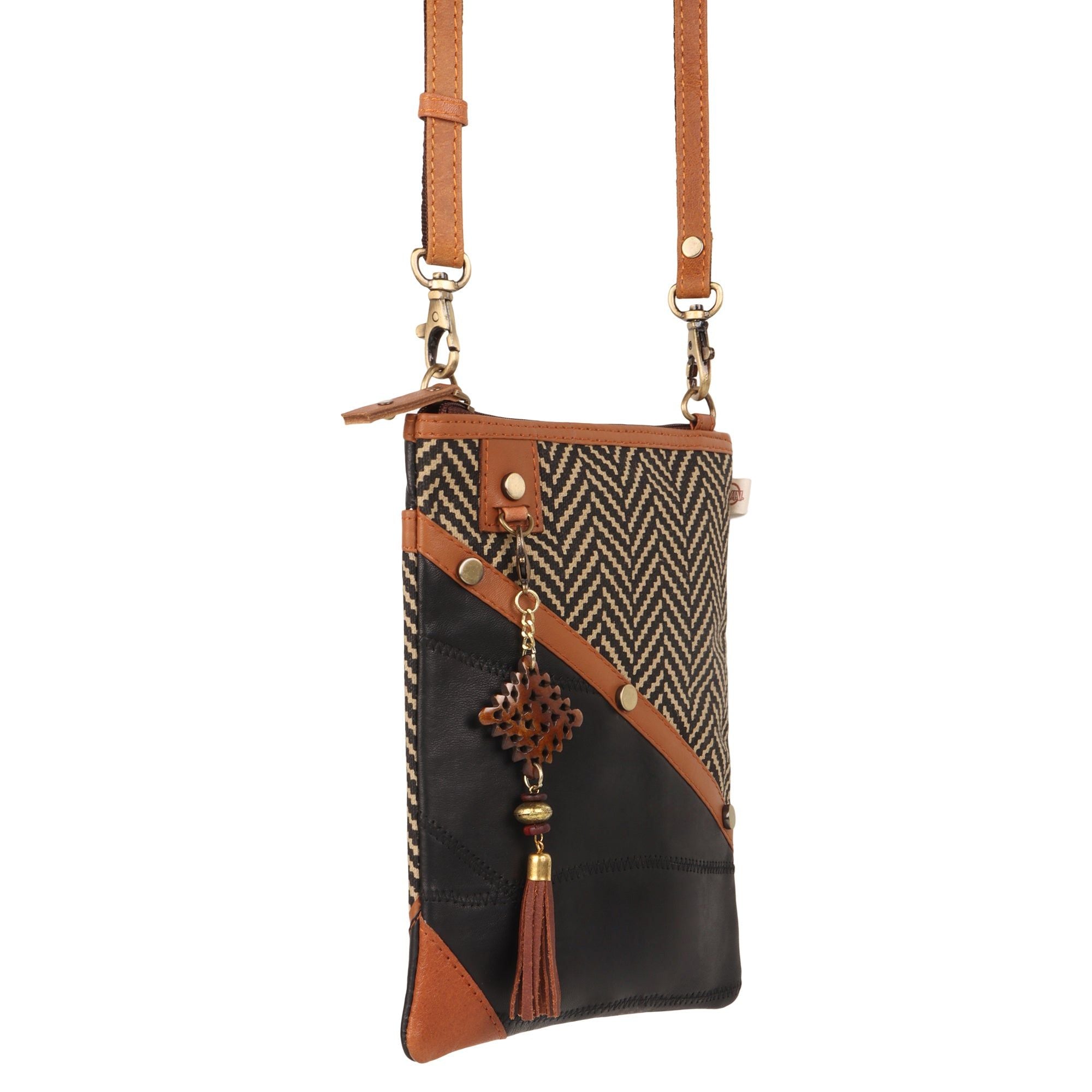 Carter Crossbody - Suede Genuine Leather - BagNook