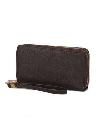 (chocolate)Aurora M Signature Wallet Handbag by Mia k - BagNook