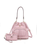 Load image into Gallery viewer, (pink)Ryder Shoulder Bag with Wallet by Mia k - BagNook
