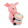 Load image into Gallery viewer, Rollee Pollee Pig Pen - Throw Blanket & Hugger Set - BagNook
