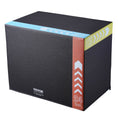Load image into Gallery viewer, VEVOR 3 in 1 Plyometric Strength Training Jump Box - Foam, 30/24/20", Black - BagNook

