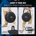 Load image into Gallery viewer, 5-Piece Padded Drum Bag Set - w/Detachable Shoulder Strap - BagNook
