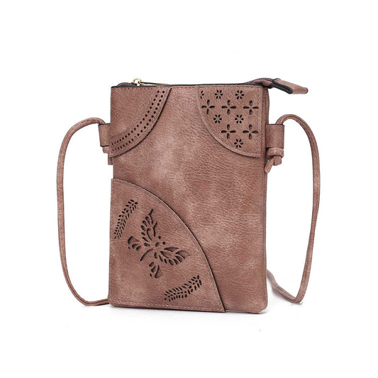 (pink)Willow Women's Crossbody Bag by Mia K - BagNook