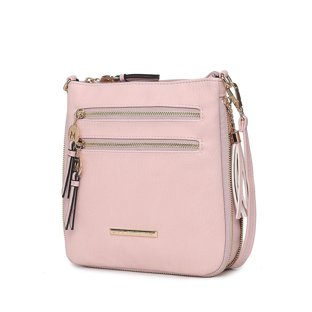 (pink)Angelina Crossbody Handbag Purse by Mia K. - BagNook