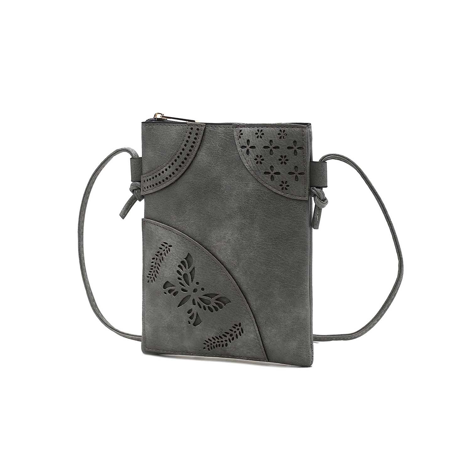 (charcoal)Willow Women's Crossbody Bag by Mia K - BagNook