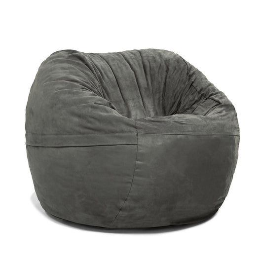 Jaxx Saxx 3 ft Round Bean Bag - Charcoal - BagNook