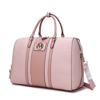 (blush)Melissa Women's Vegan Leather Duffel by Mia K - BagNook