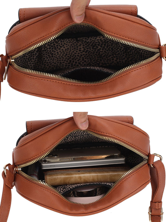 (brown)Michaela Women Shoulder Bag by Mia k - BagNook