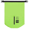 Load image into Gallery viewer, Dry Bag with Zipper 4 gal PVC - Green - BagNook

