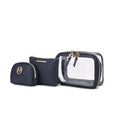 Load image into Gallery viewer, (navy)Laura 10pc Makeup Set by Mia K - BagNook

