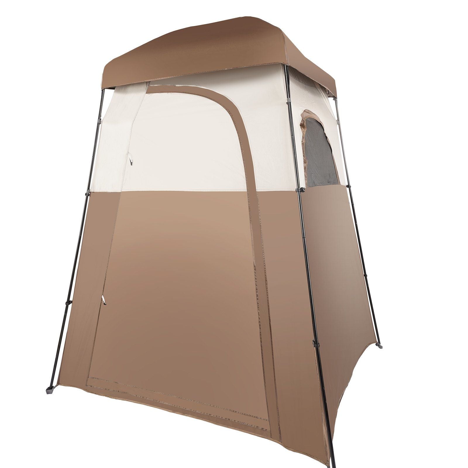 VEVOR Camping Shower Tent, 66" x 66" x 87" - BagNook