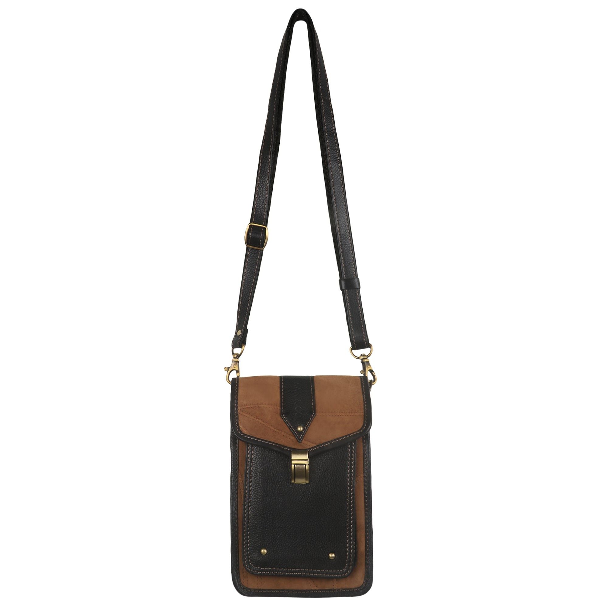 Harley Crossbody - Upcycled Genuine Leather - BagNook