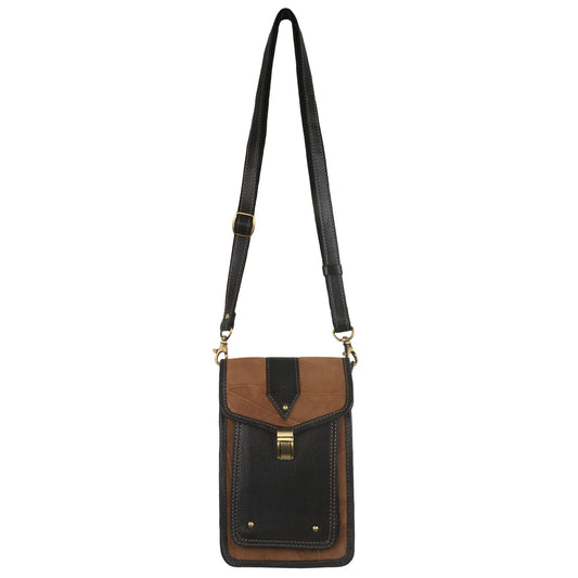 Harley Crossbody - Upcycled Genuine Leather - BagNook