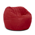 Load image into Gallery viewer, Jaxx Saxx 3 ft Round Bean Bag - Cinnabar - BagNook
