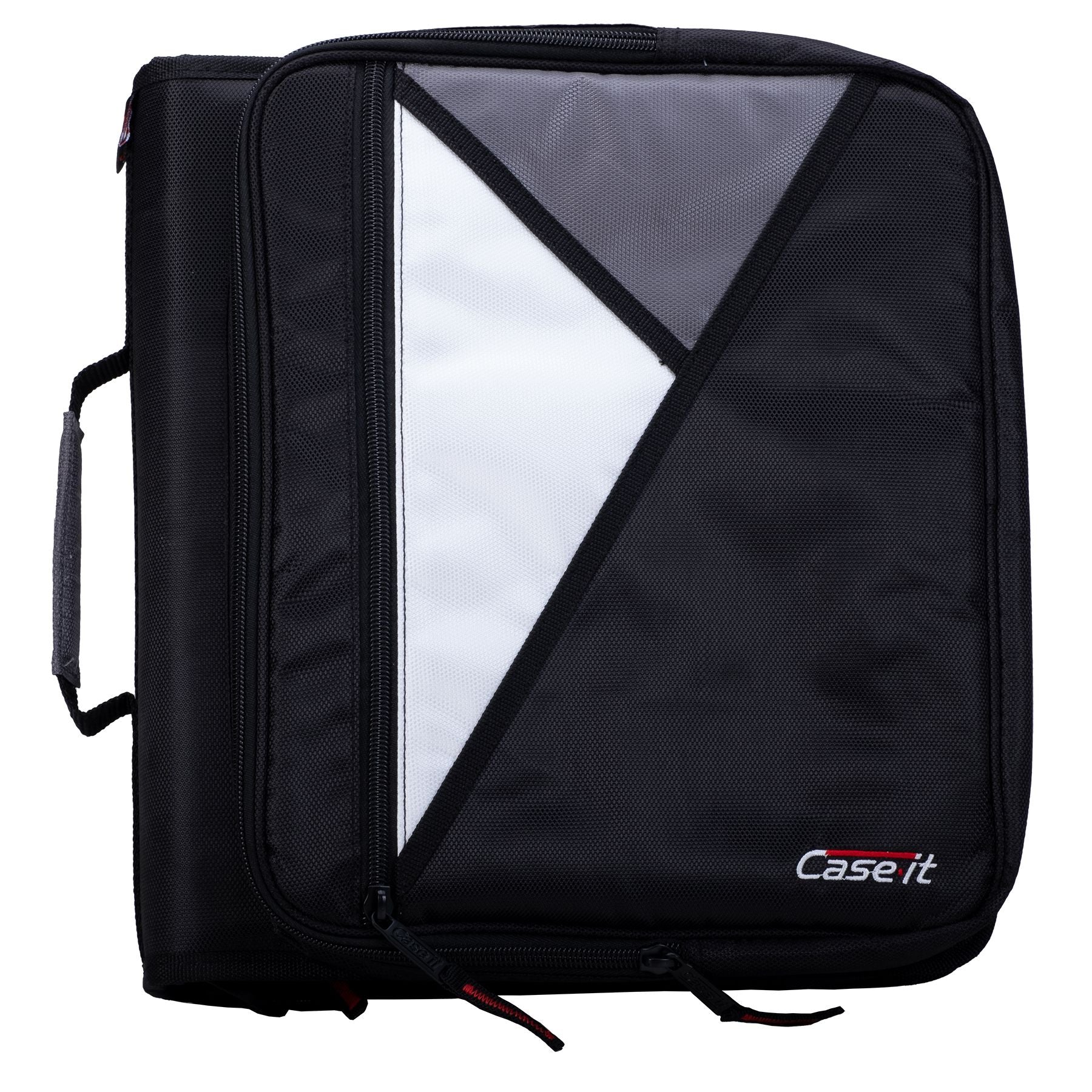 (jet black)The Universal - 2 Inch Zipper Binder w/Laptop Pocket - BagNook