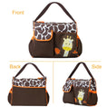 Load image into Gallery viewer, (giraffe_orange)Diaper Bag w/Changing Pad - BagNook

