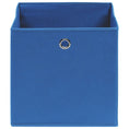 Load image into Gallery viewer, Storage Boxes 4pc 12.6"x12.6"x12.6" Fabric - Blue - BagNook
