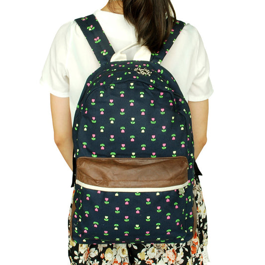 Pure Love Fabric Art School Daypack - BagNook