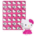 Load image into Gallery viewer, HELLO KITTY - PINK PRIDE Throw Blanket & Hugger Set - BagNook

