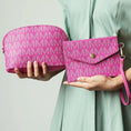 Load image into Gallery viewer, (fuchsia)Havenly 4pc Signature Vegan Leather Tote Bag Set by Mia K - BagNook
