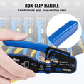 Load image into Gallery viewer, VEVOR Ethernet Crimping Tool Kit, 8-Position Cat5e / Cat6 / Cat6a - BagNook
