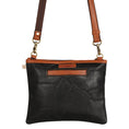 Load image into Gallery viewer, Grayson Wide Crossbody Bag w/ Pocket - White Hairon - Upcycled - BagNook
