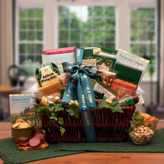 Gift Basket | Many Thanks! Gourmet Gift Basket - BagNook