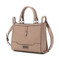 Load image into Gallery viewer, (taupe)Melody V-Leather Tote by Mia K - BagNook
