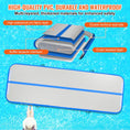 Load image into Gallery viewer, VEVOR Gymnastics Inflatable Air Mat, 4" Thick, 10ft Blue - BagNook
