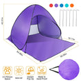 Load image into Gallery viewer, (purple)PopUp Sunshade w/Bag - BagNook
