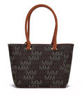 Load image into Gallery viewer, (brown)Lady II M Signature Tote & Wallet Set by Mia k - BagNook
