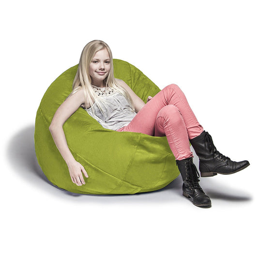 Jaxx 4 ft Cocoon Kids Bean Bag, Lime - BagNook