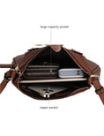 Load image into Gallery viewer, (cognac)Essie Crossbody Vegan Leather by Mia k - BagNook
