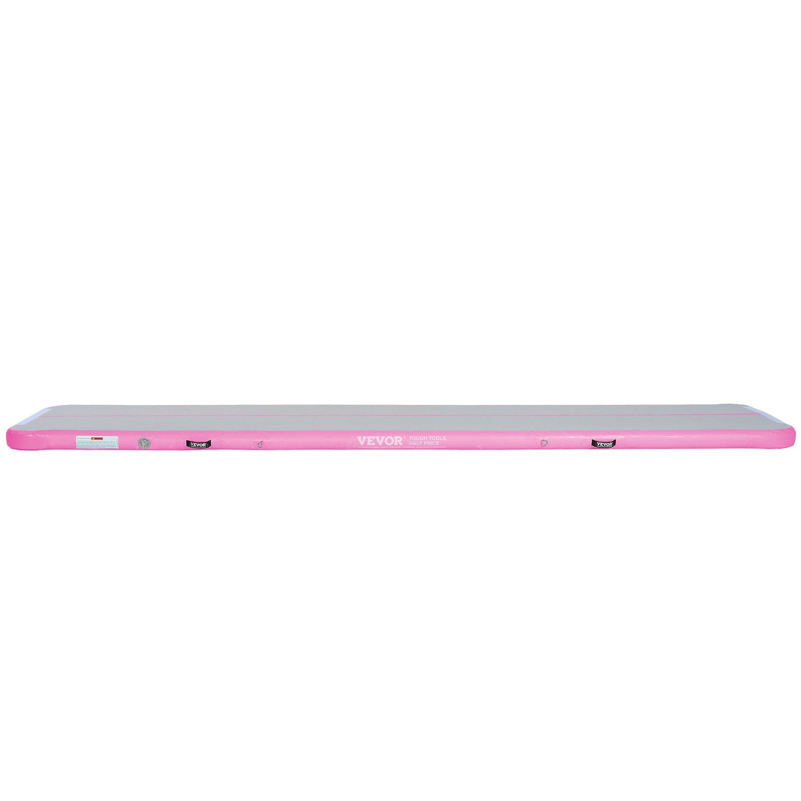 VEVOR Gymnastics Inflatable Air Mat, 4" Thick, 13ft Pink - BagNook