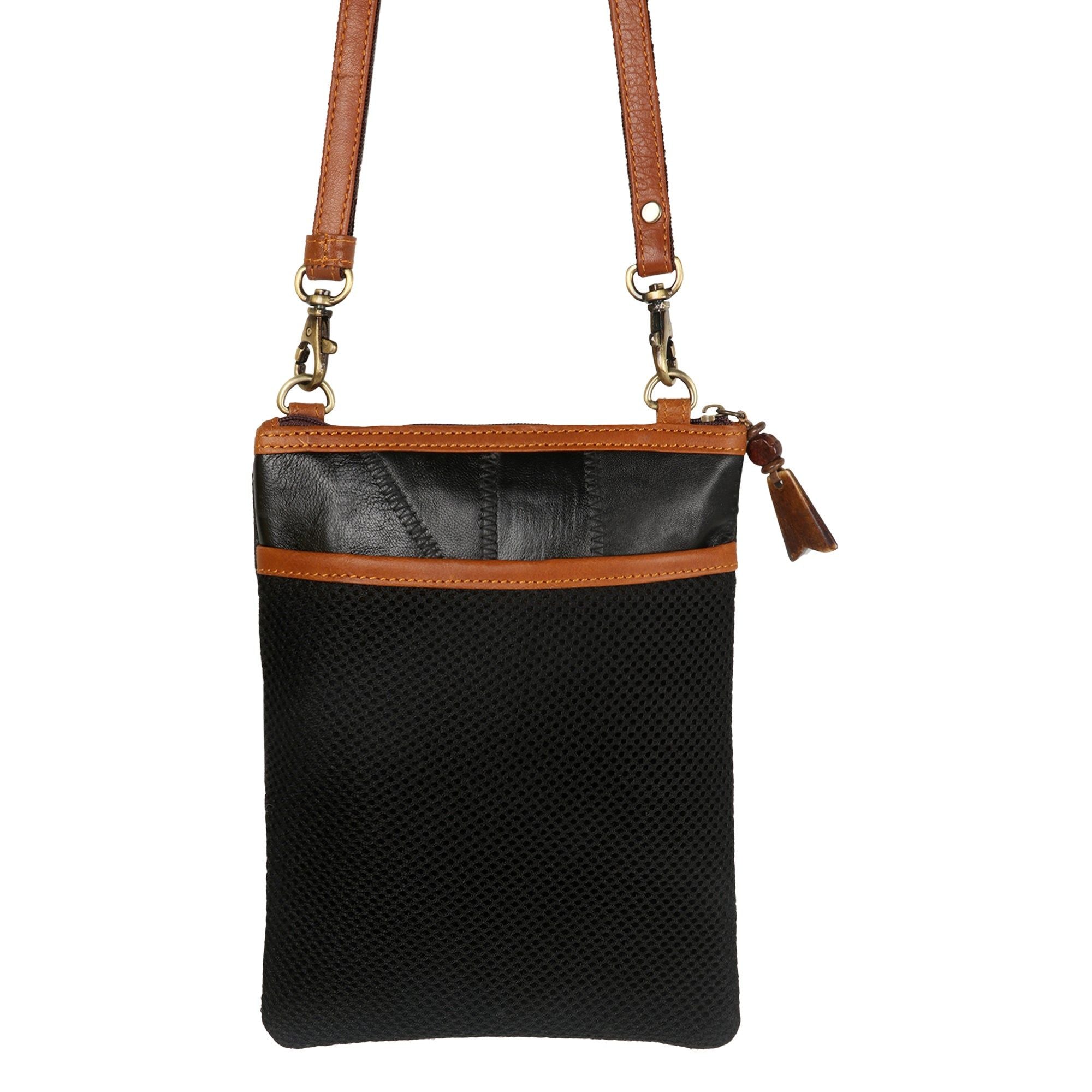 Royce Brisk Crossbody - Upcycled Leather - BagNook