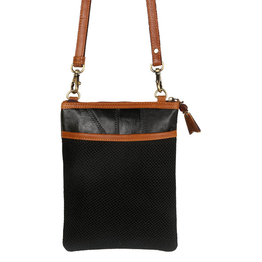 Royce Brisk Crossbody - Upcycled Leather - BagNook