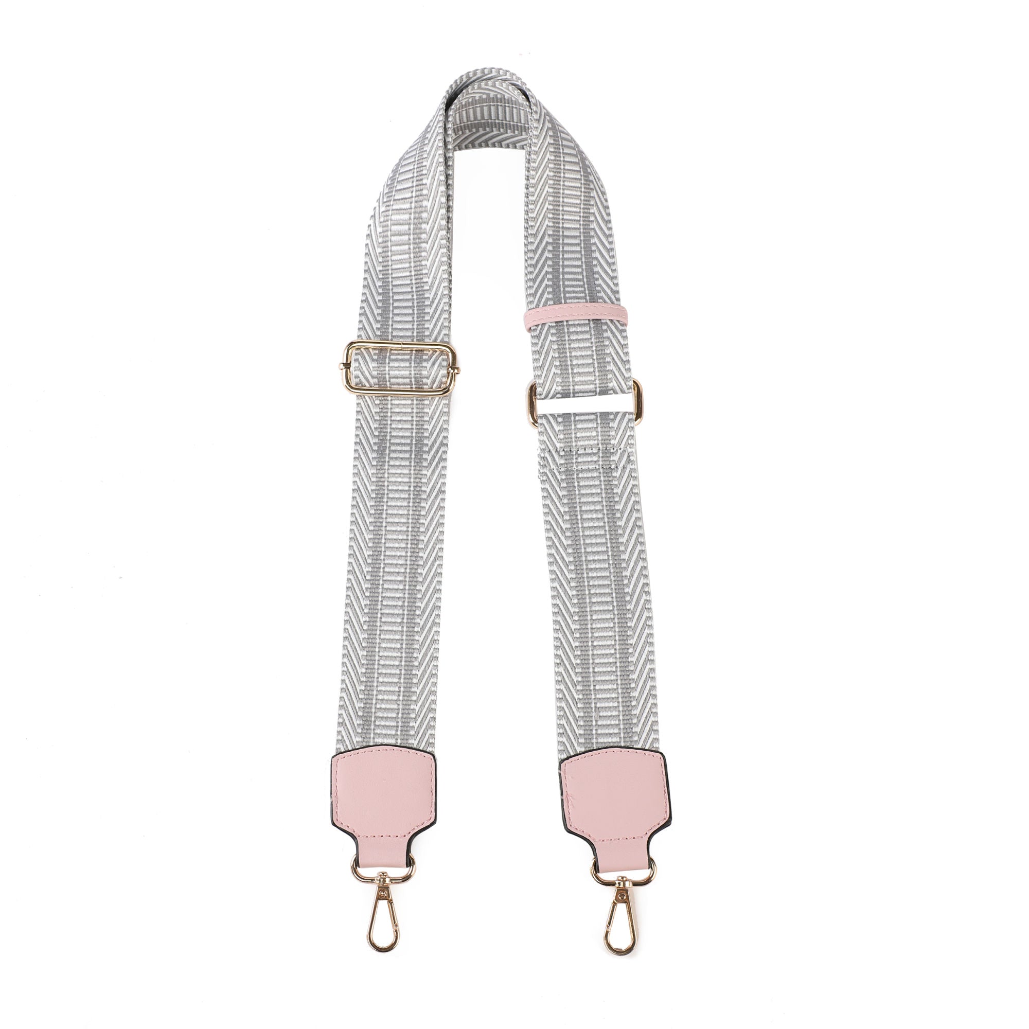 (grey-pink)Naya Women Webbing Crossbody Straps by Mia K - BagNook