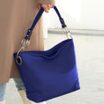 Load image into Gallery viewer, (royal blue) Hobo Bag with Silver-Tone Hardware - bagNook.com
