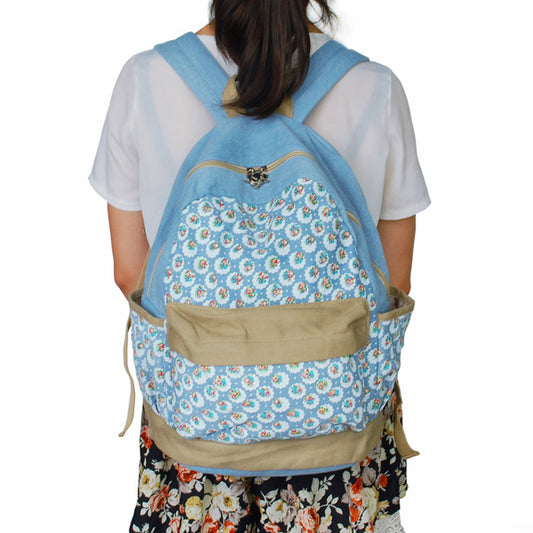 Unforgettable Day Fabric Art School Daypack - BagNook