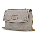 Load image into Gallery viewer, (gold)Mackenzie Tweed Shoulder Handbag by Mia K - BagNook
