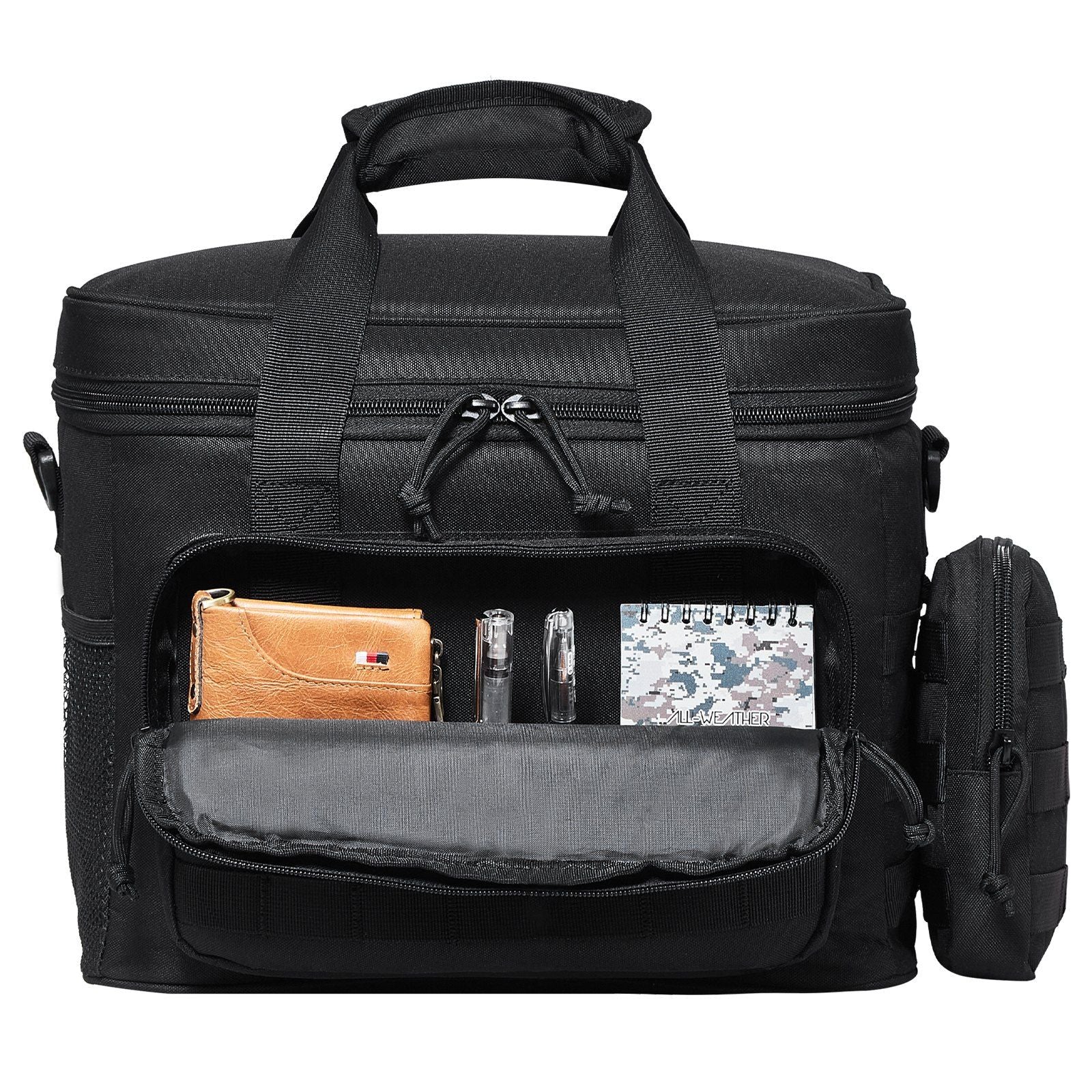 VEVOR Cooler Bag, 20L Insulated w/Molle Design, Black - BagNook