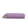 Load image into Gallery viewer, (lavender)Honey Leather Flower Embossed Wallet by Mia K - BagNook
