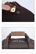 Load image into Gallery viewer, The Gaetano | Large Leather Backpack Camera Bag w/Tripod Holder - BagNook
