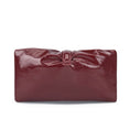 Load image into Gallery viewer, (wine)Koumei Wristlet Purse Envelope Snap by Mia K - BagNook
