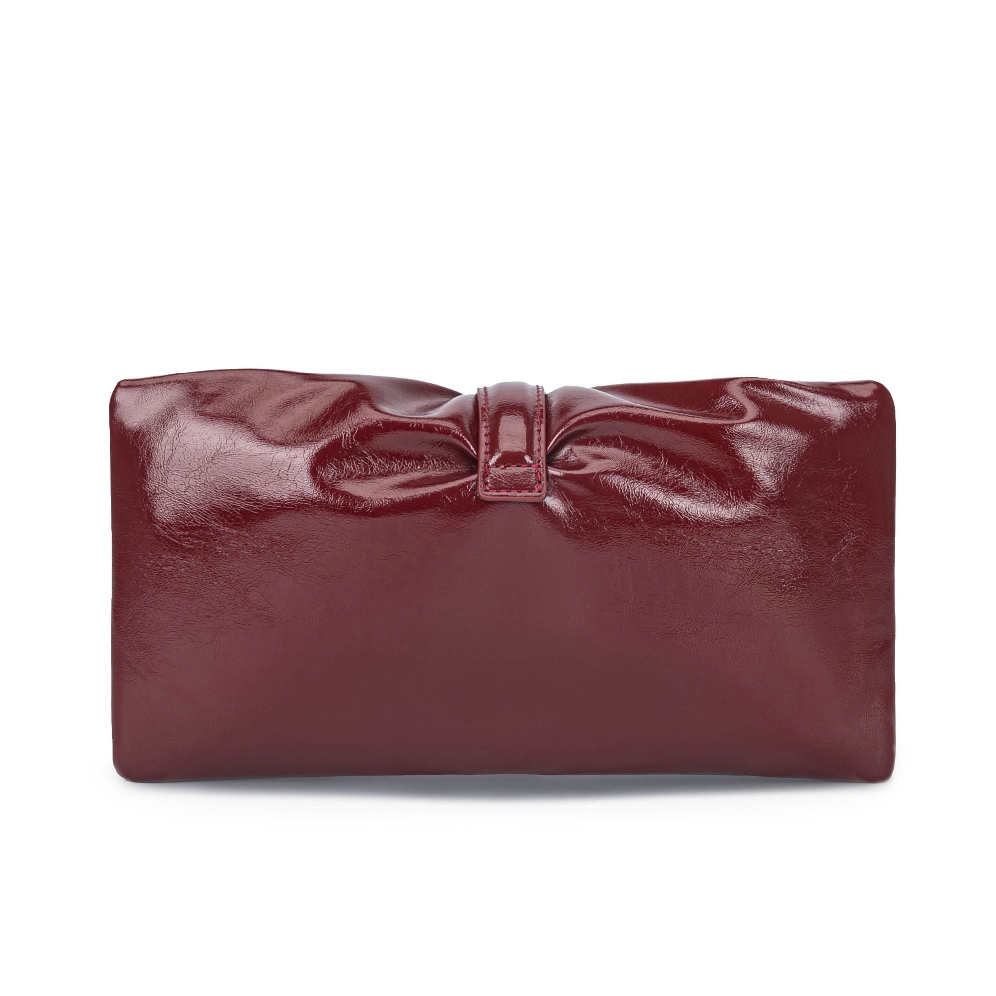 (wine)Koumei Wristlet Purse Envelope Snap by Mia K - BagNook