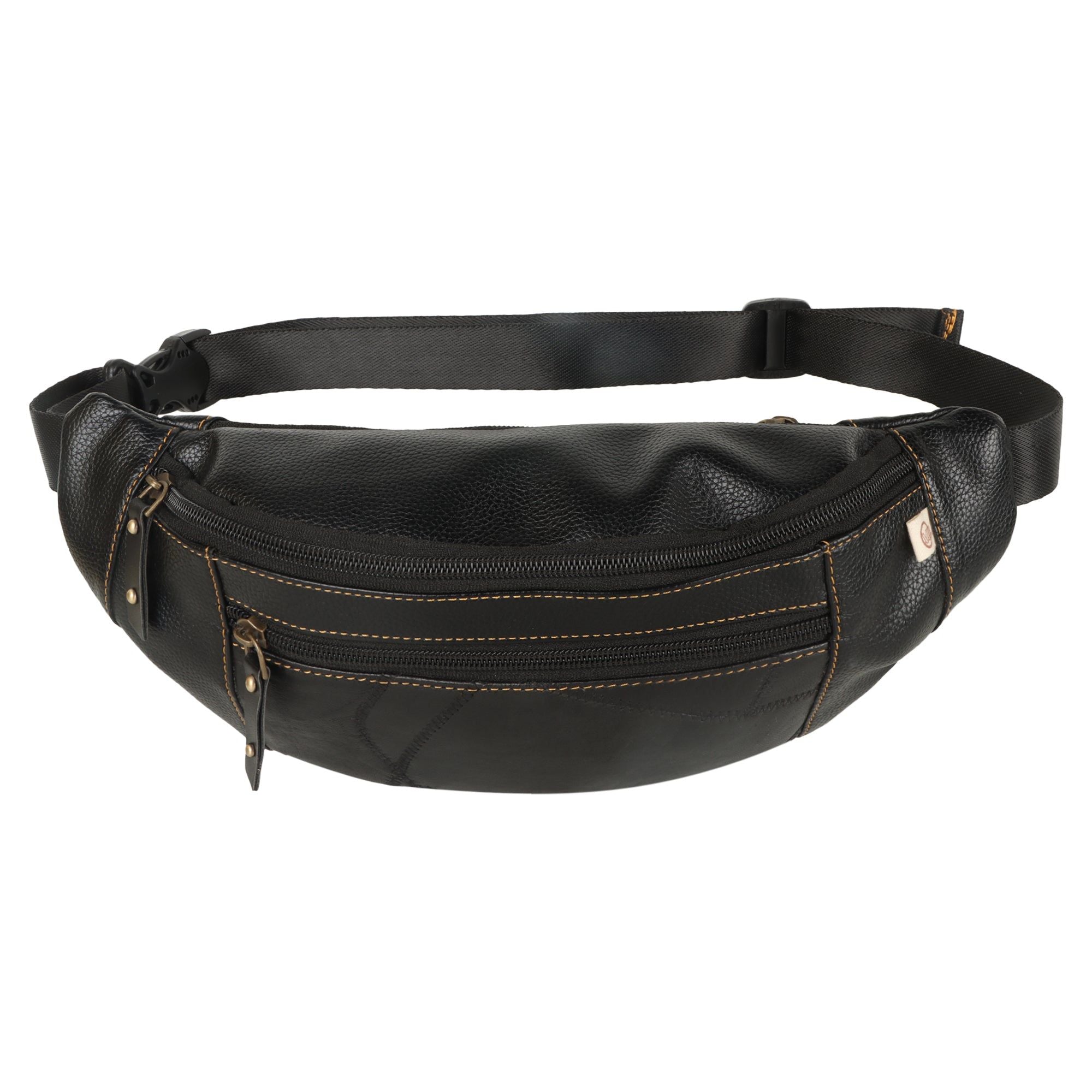 VAAN & CO. - Fanny Pack w/Front Pocket - Black - BagNook