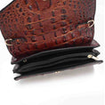 Load image into Gallery viewer, (brown)Vanta Croc-Embossed Saddle by Mia K - BagNook
