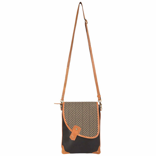Tracker Noho Crossbody - Upcycled Leather - BagNook